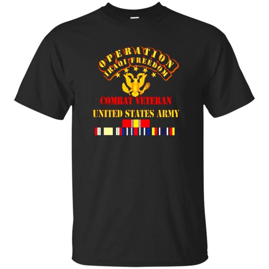 AGR Iraql FredoomVeteran – Combat Veteran Tshirt