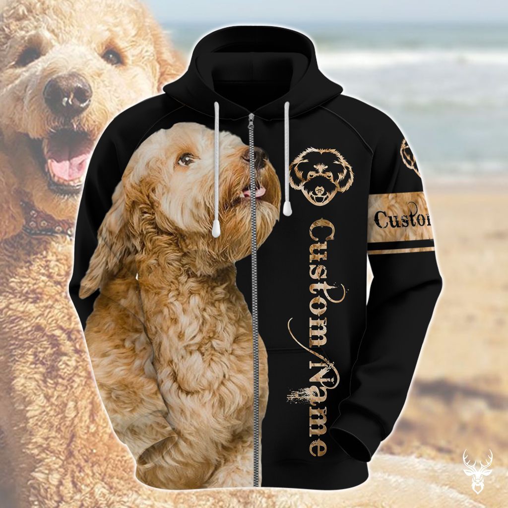 Poodle Custom Name Hoodie PP NXD312008L18HQ