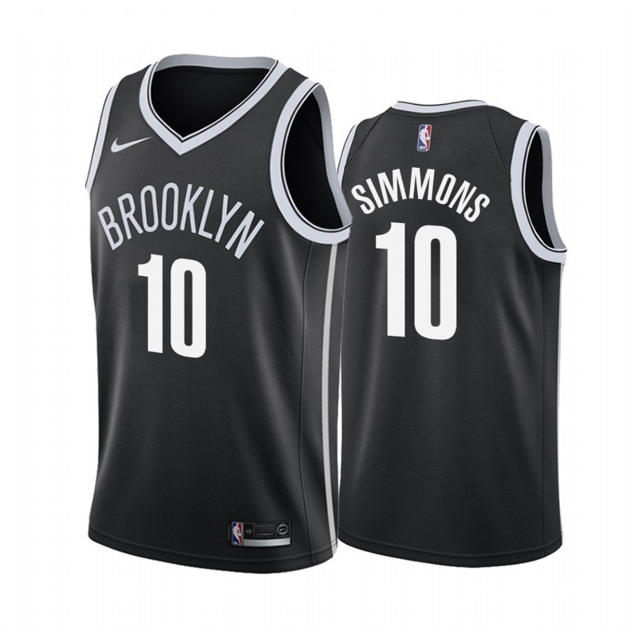 Brooklyn Nets Ben Simmons 10 NBA 75th Anniversary Brandedition Black Jersey Gift For Brooklyn Fans