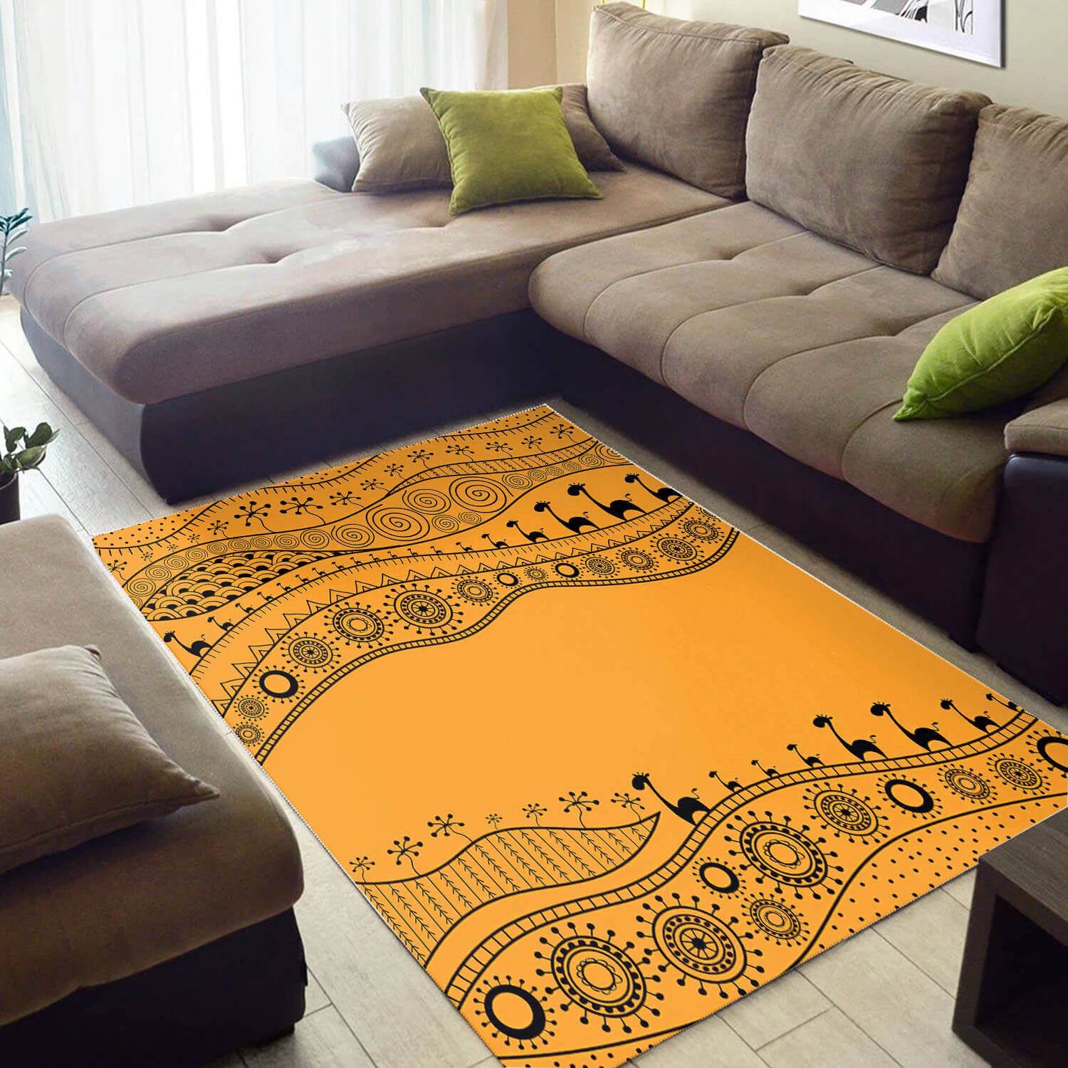 Beautiful African Style Rugs Beautiful Black History Month Afrocentric Art African Themed Rugs African Inspired Home Decor WBG3384