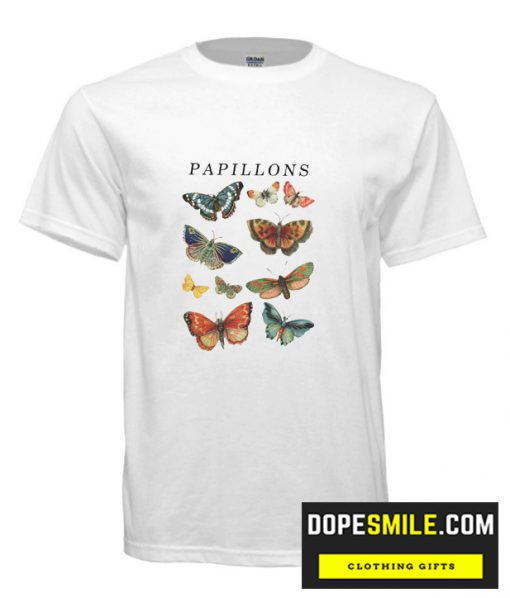 Papillons Butterfly Vintage cool  T Shirt