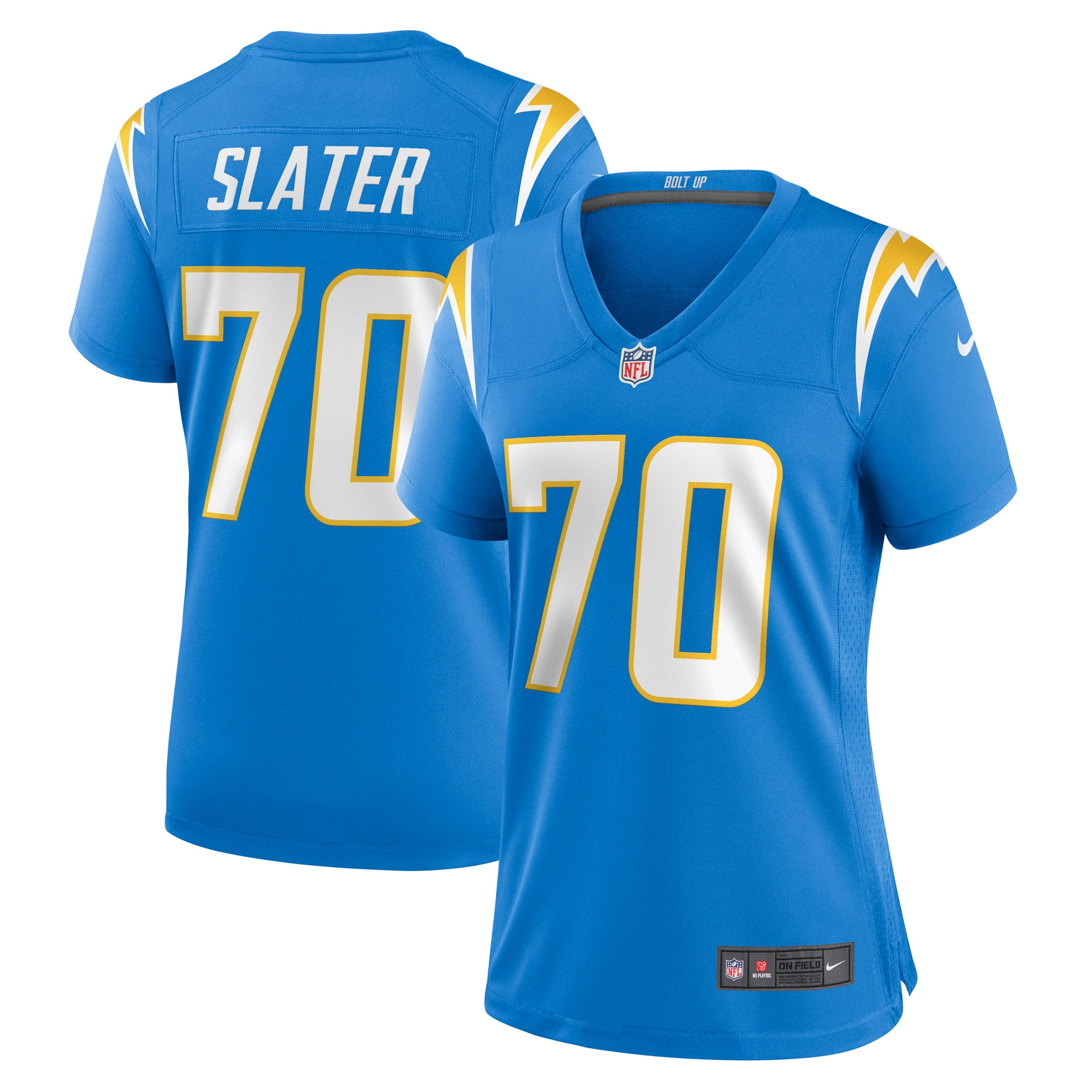 Rashawn Slater Los Angeles Chargers Women's Game Jersey – Powder Blue