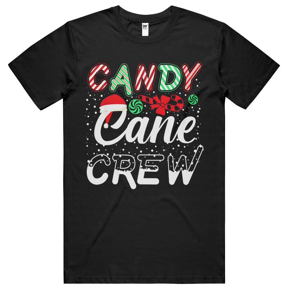 Candy Cane Crew Funny Christmas Candy Cane Costume X-Mas T Shirts