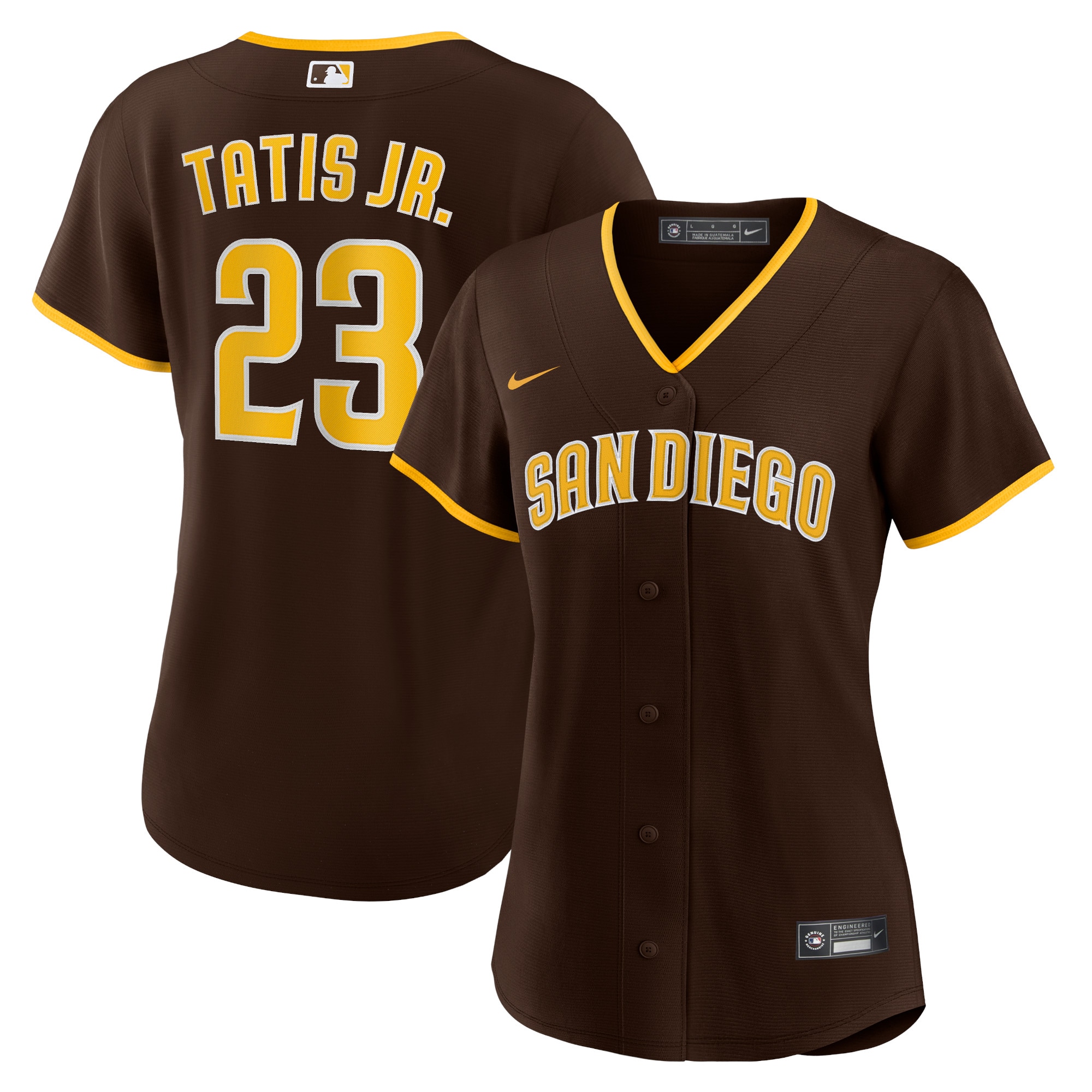 Women’s San Diego Padres Fernando Tatís Jr. Brown Road Player Jersey