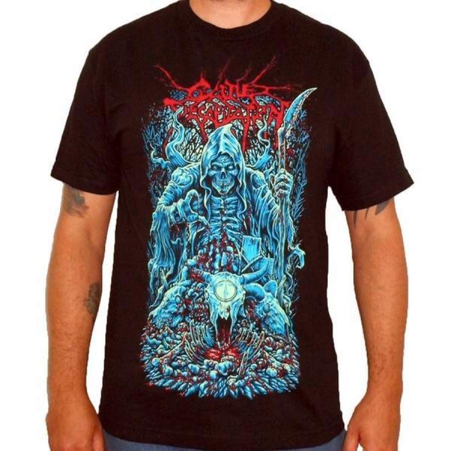 Personalized Cattle Decapitation Death Looms Men’s Short Sleeve Funny Cool T-shirt