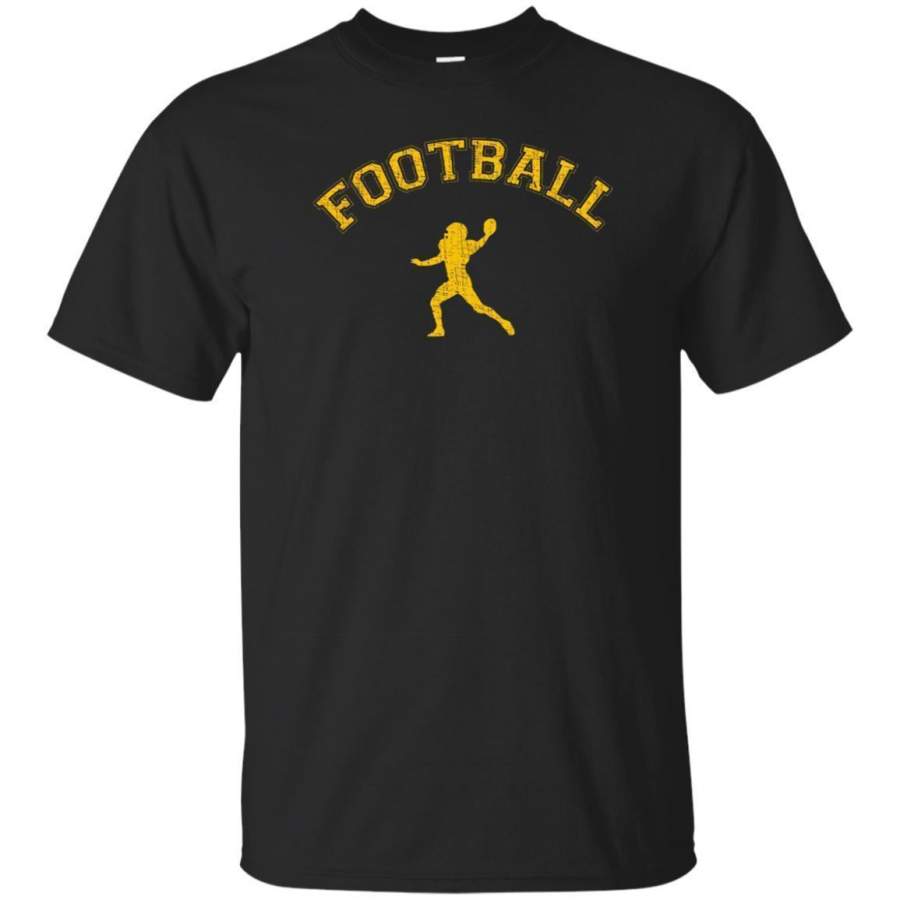 AGR Classic College-style Football Quarterback T-shirt