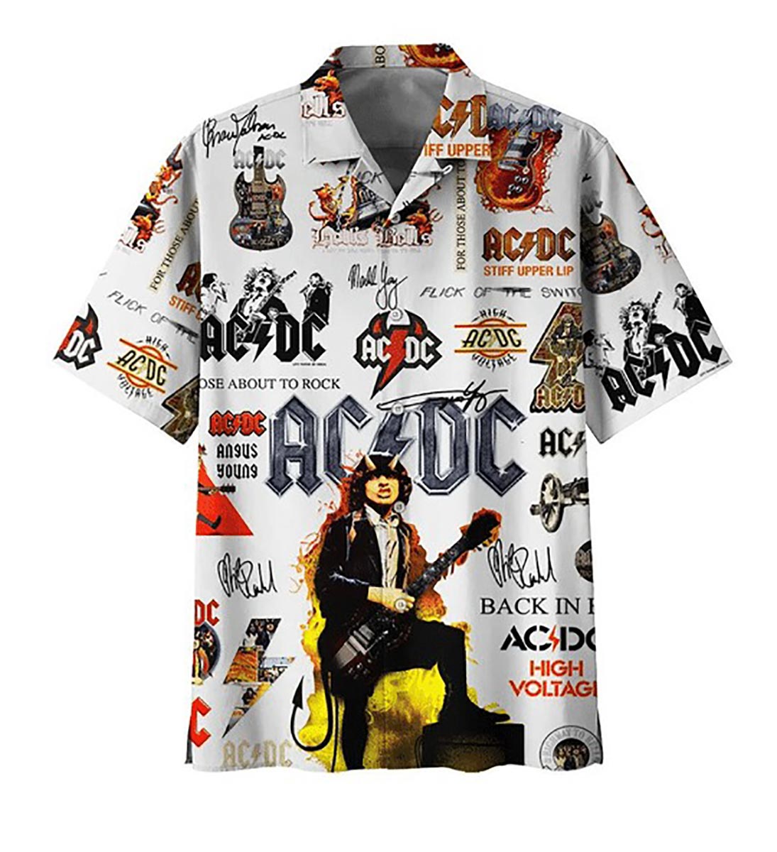 Acdc Rock Band 6 Hawaiian Shirt Aloha Beach Holiday Ha29706