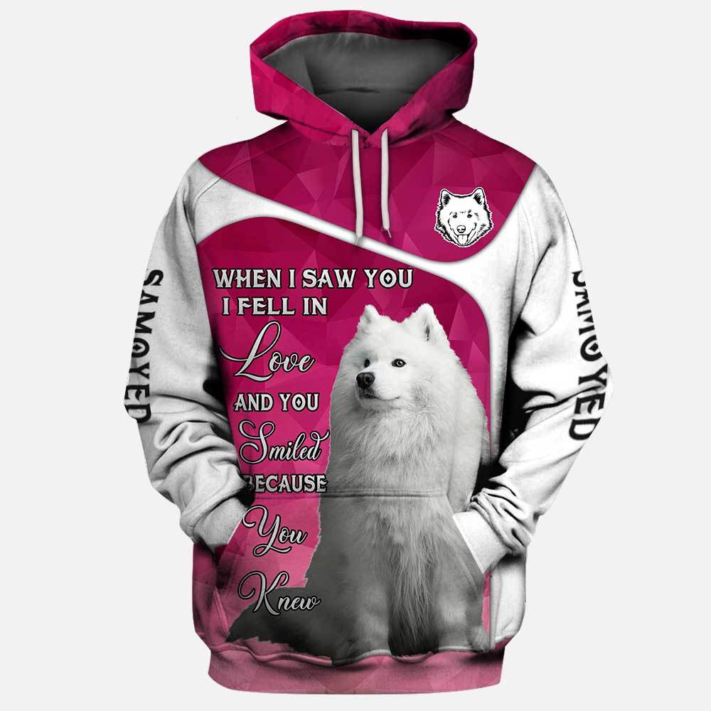 Samoyed When I Saw You 3D Full Printing