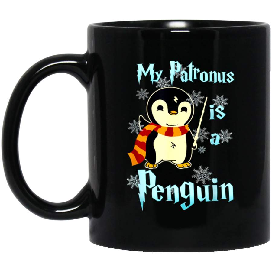 My Patronus is a Penguin Snow Fall 11 oz Coffee Mug Tea Cup