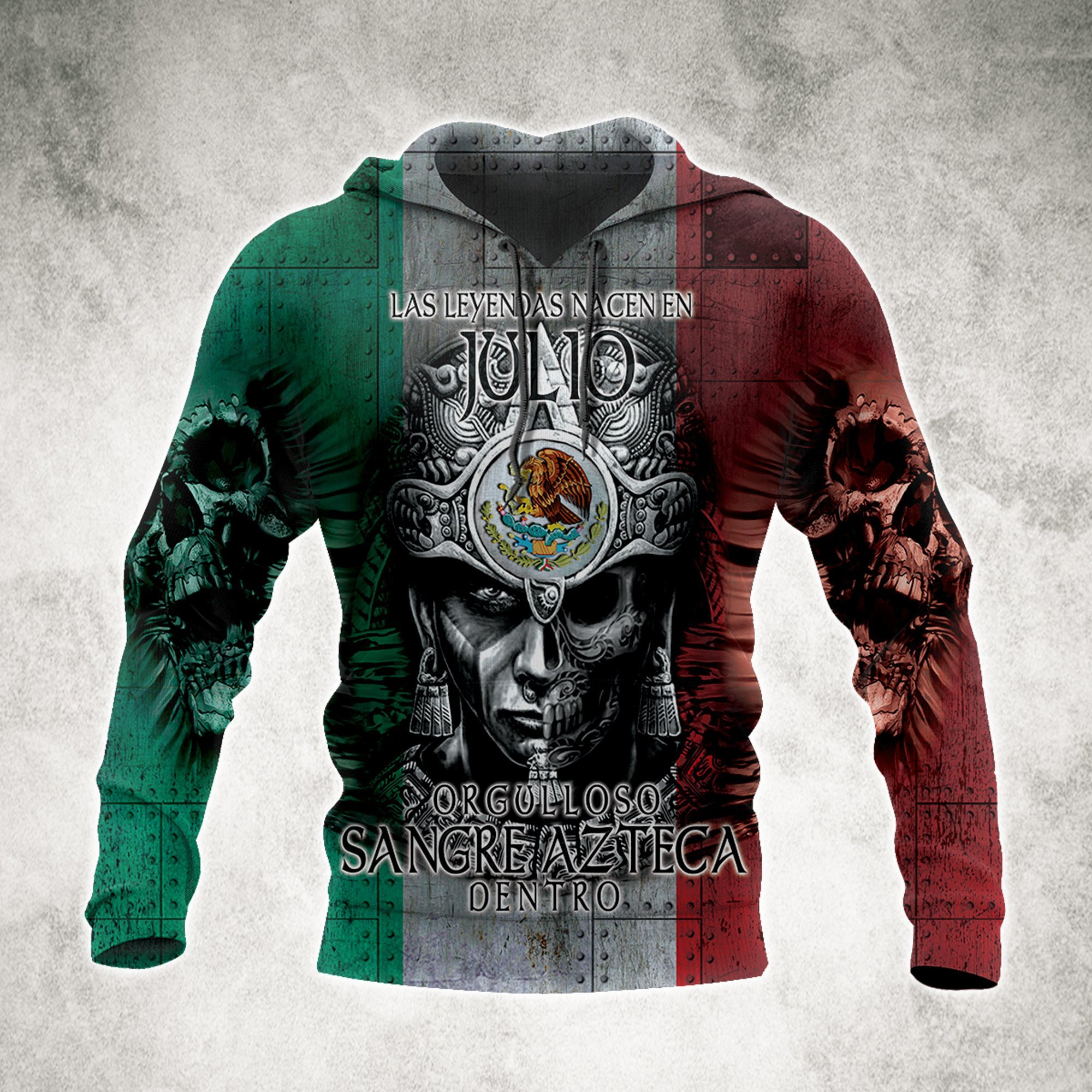 3D All Over Aztec Warrior Mexican 07 Hoodie