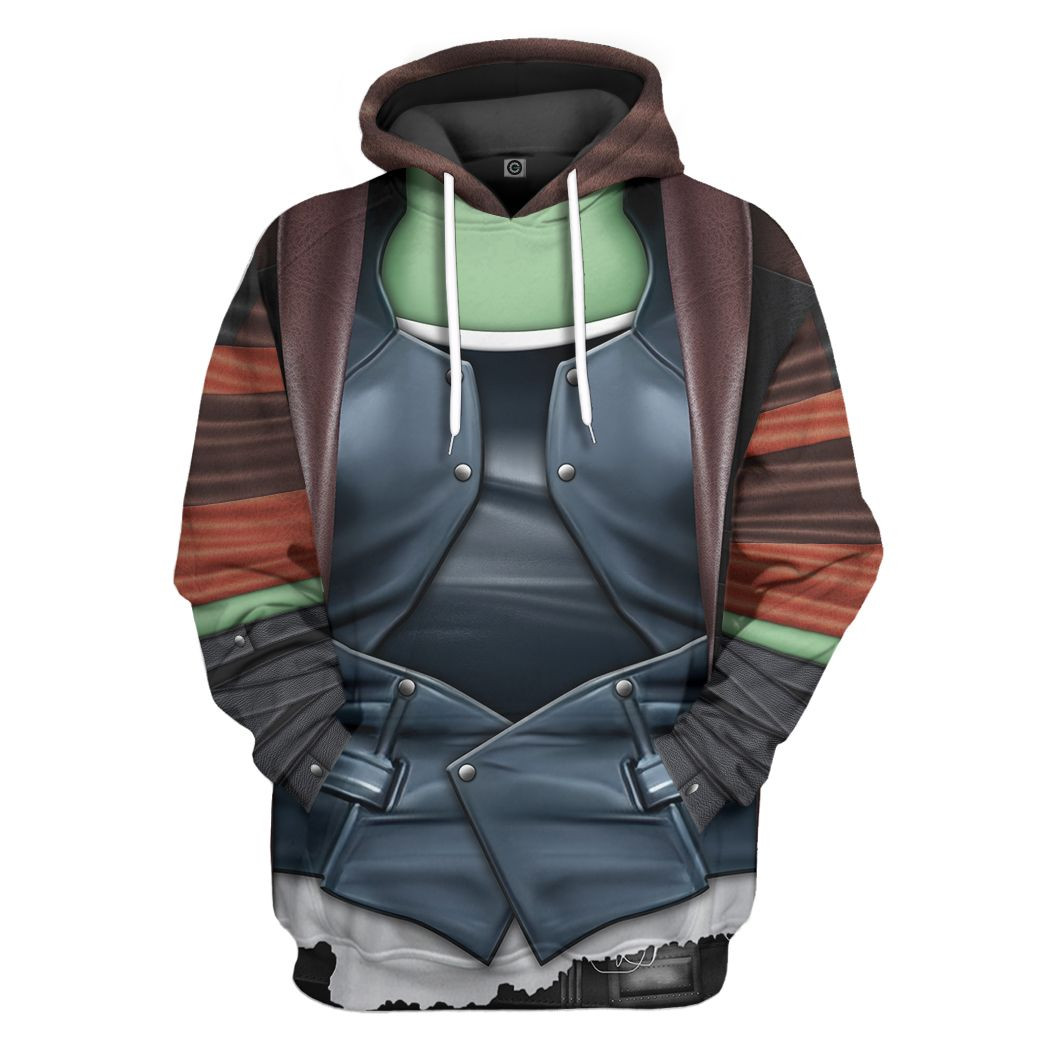 3D Guardian Of The Galaxy Gamora Costume Custom Tshirt Hoodie Apparel