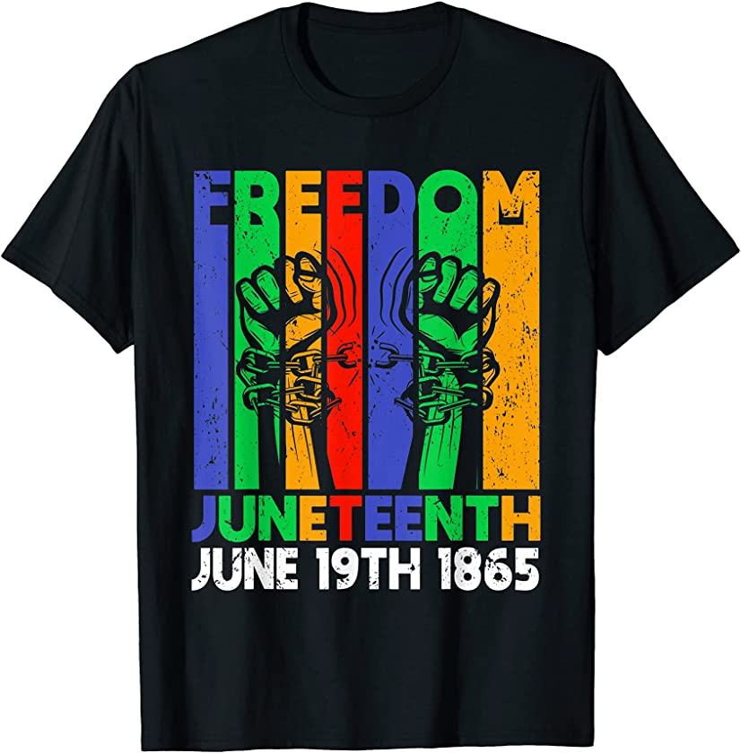 Retro Black Queen African American Freedom Juneteenth T-Shirt