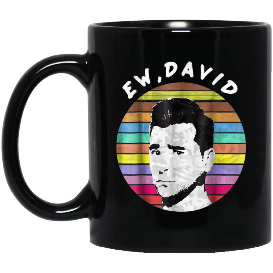 Funny Retro Vintage Ew, David Rose Coffee Mug