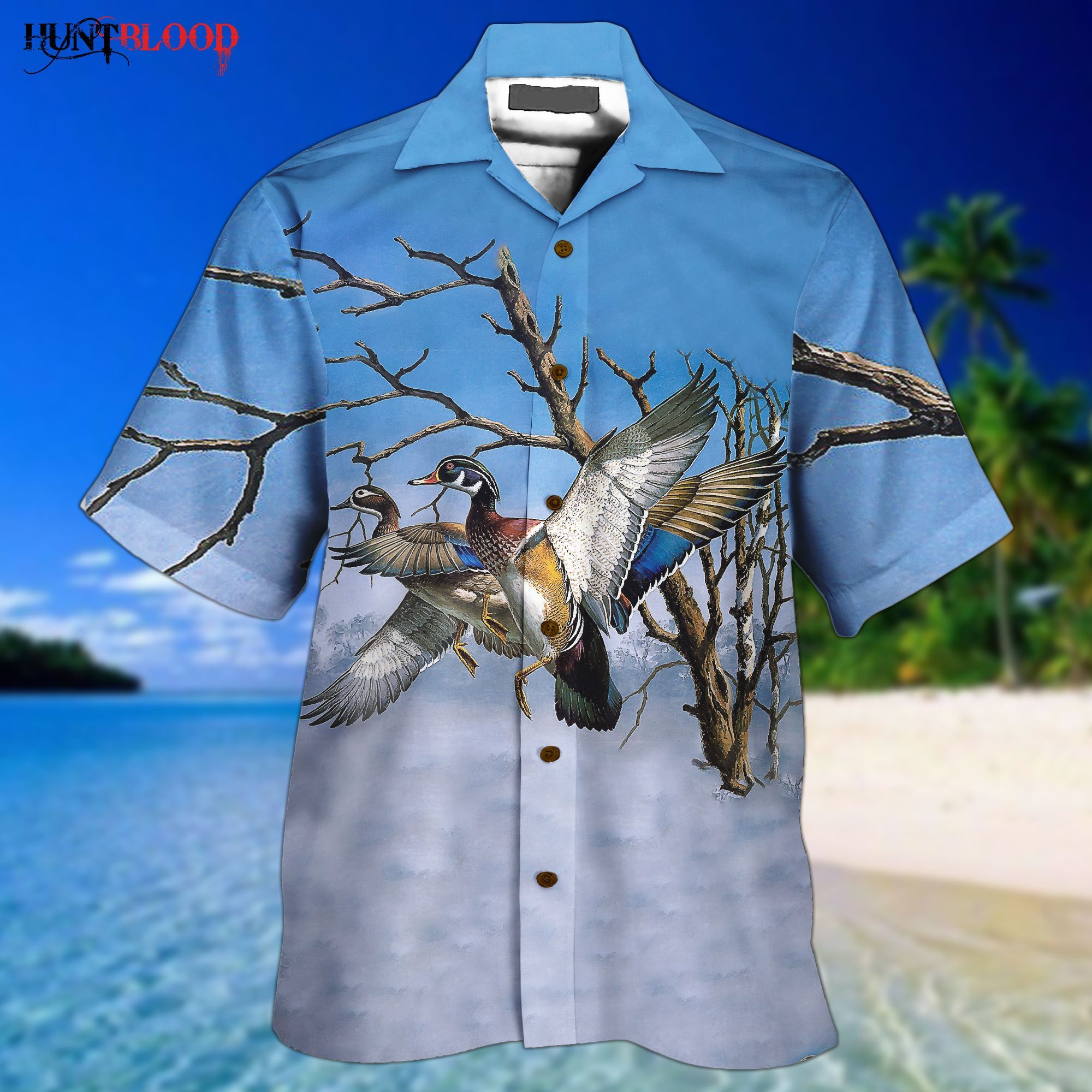 Duck Hunting Lht Nvtj Hawaii Shirt Abaiq Aumm Ha41930