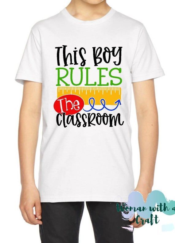 Back To School Shirt For Boys Back To School Funny Clothes Rule The School School Shirt For Kids Shirt