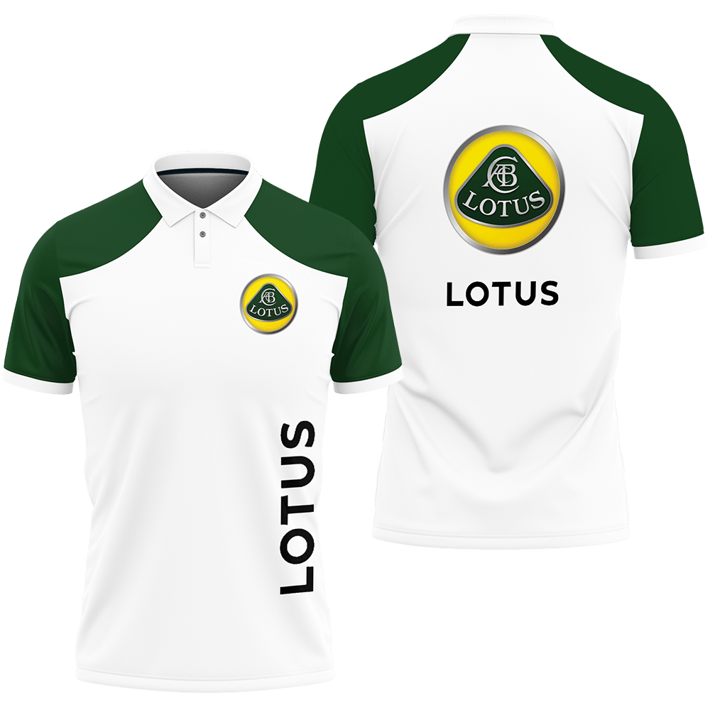 3D Printed Lotus An-Ht Polo Shirt Ver 2 (Green)