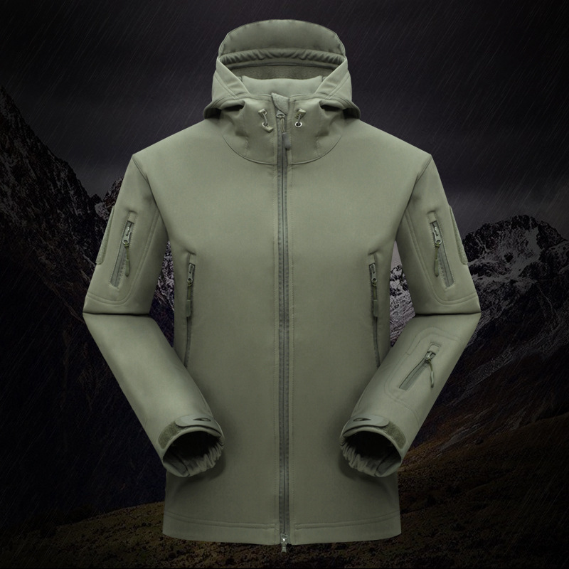 2022 Mens Outdoor Jacket Military Tactical Windproof Waterproof Jacket Lightweight Breathable Comfortable Hiking Jacket Men alx