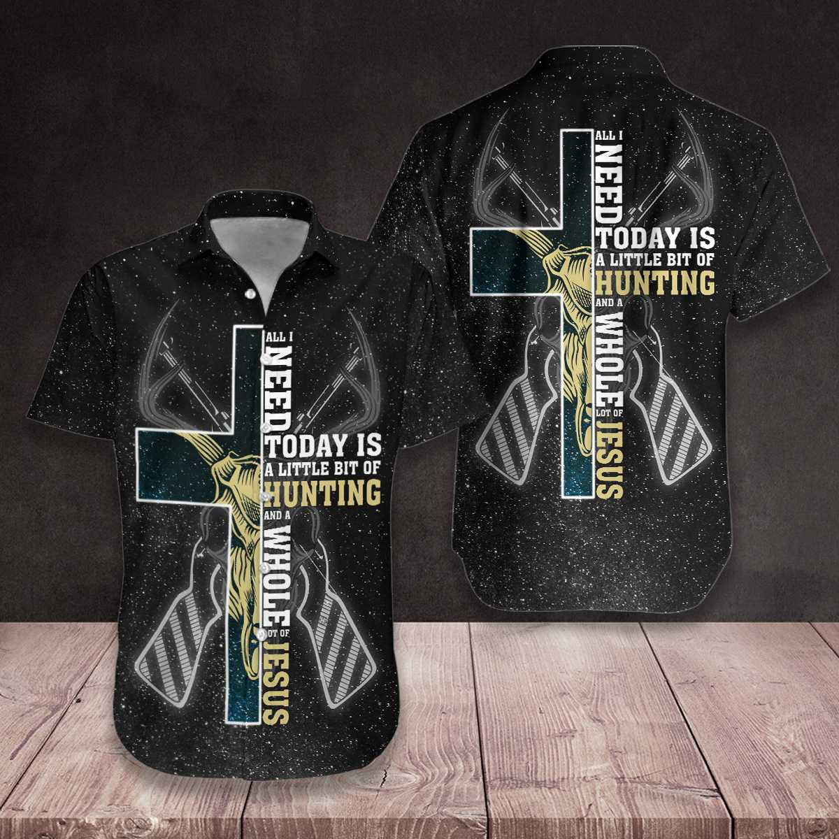 A Little Bit Of Hunting Hawaii Shirts Dh Ha95988