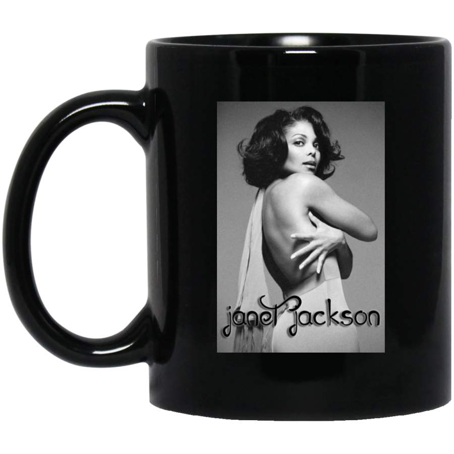 Janet jackson BM11OZ 11 oz. Black Mug