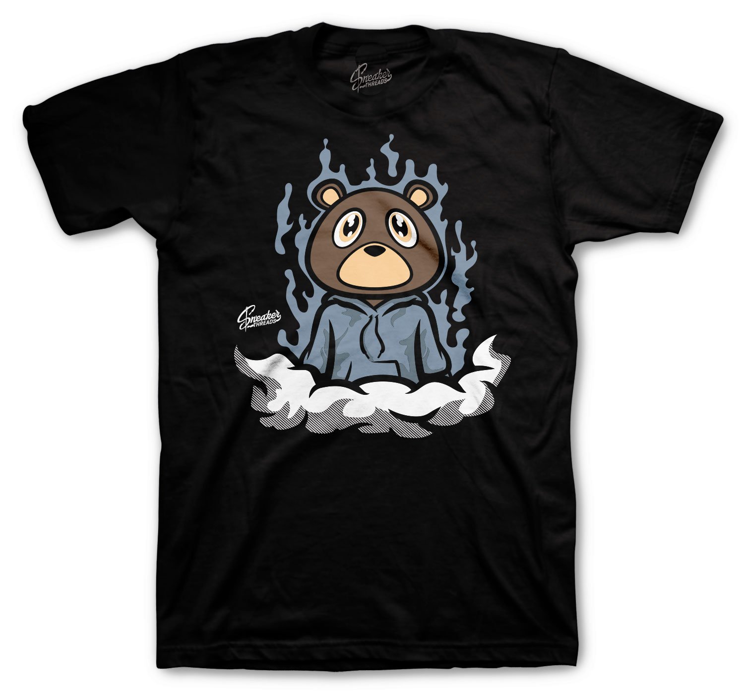 Yeezy 350 Ash Blue Fly Bear Shirt