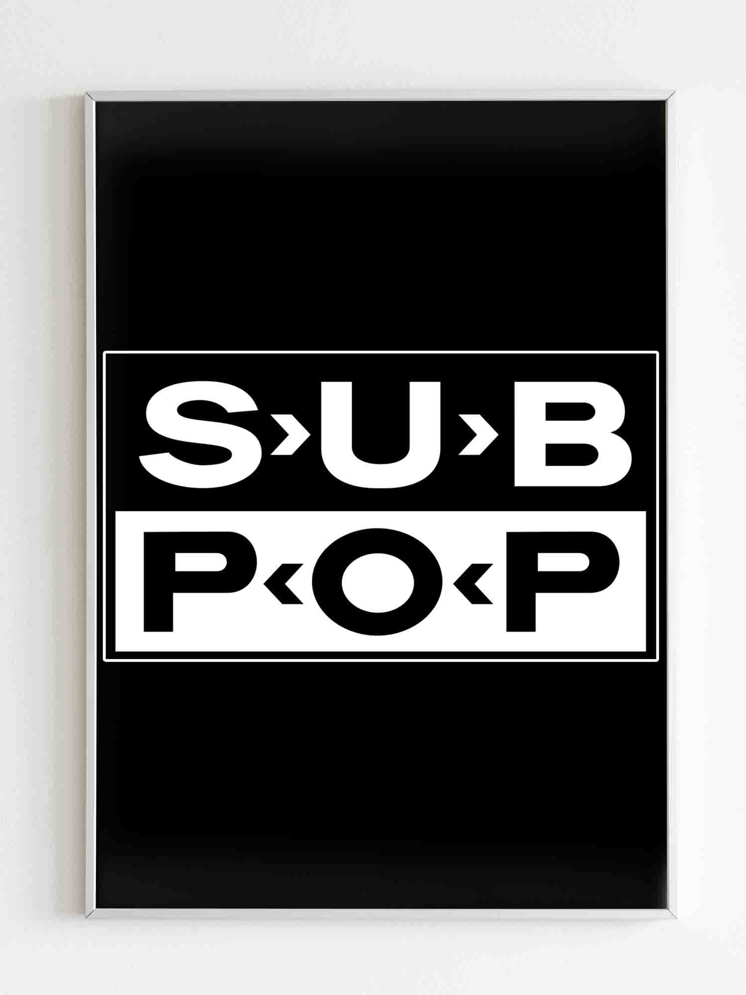 sub-pop-record-label-poster-poster-art-design