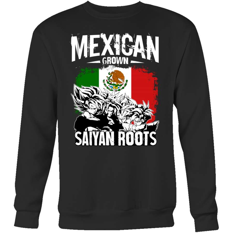 Super Saiyan Mexican Grown Saiyan Roots Sweatshirt T shirt – TL00156SW