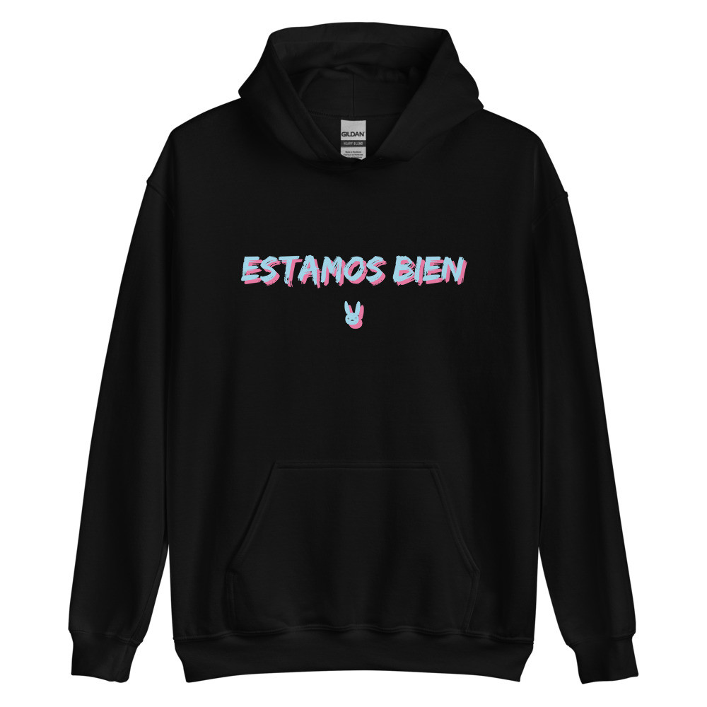 Bad Bunny Merch Estamos Bien Bad Bunny Pullover Hoodie