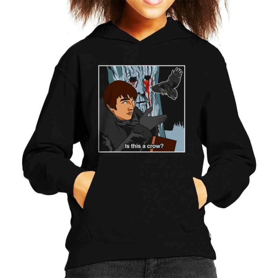 Game Of Thrones Bran Stark Is This A Crow Kid’s Hooded Sweatshirt