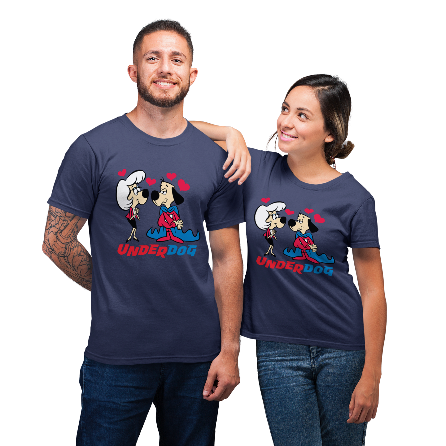 Underdog & Polly In Love For Couple Love Matching T-Shirt – Sothwarm