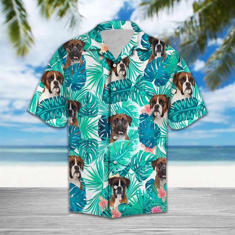 Boxer Blue Nice Design Unisex Hawaii Shirt For Men And Women Ha44506