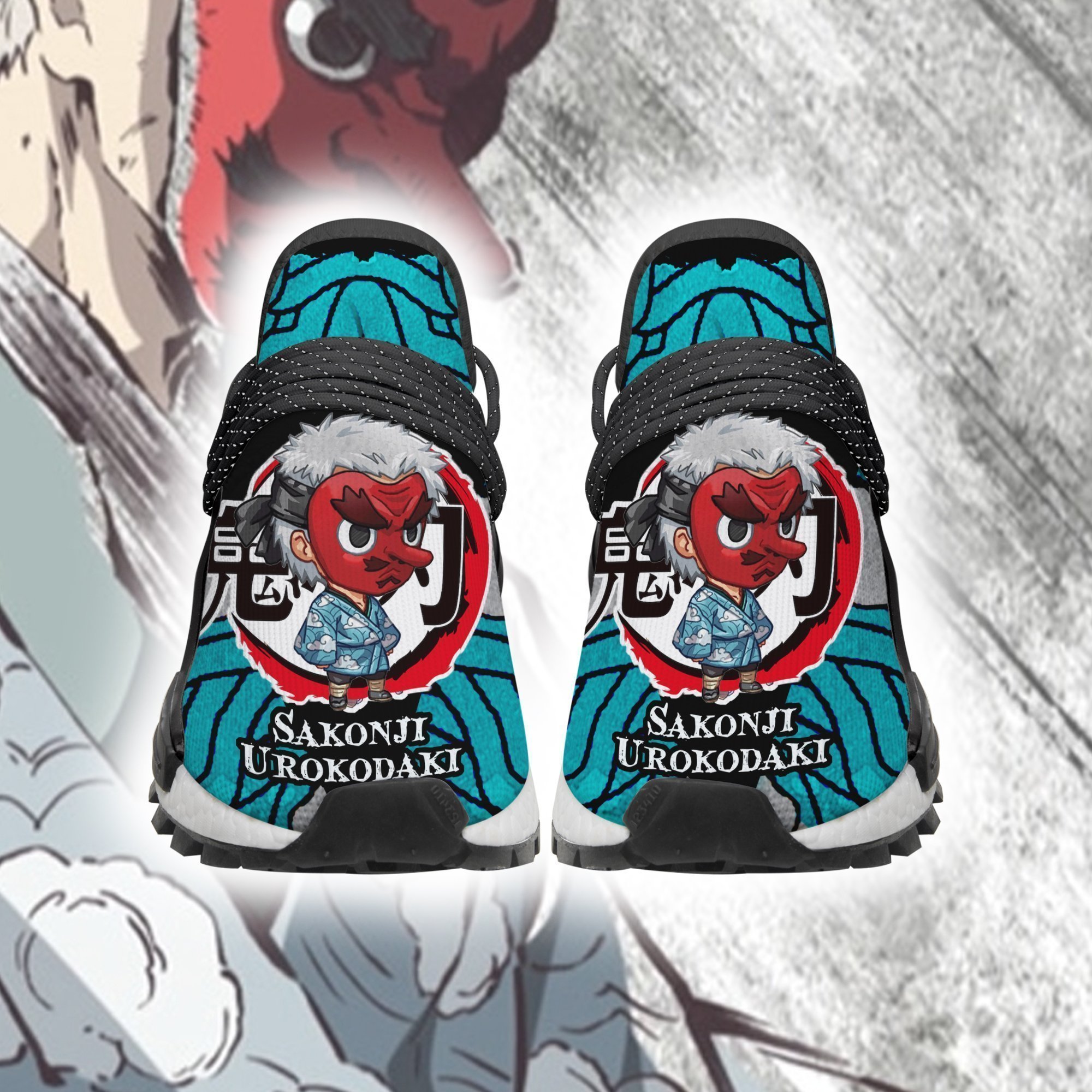 Sakonji Urokodaki Shoes Custom Demon Slayer Anime Sneakers