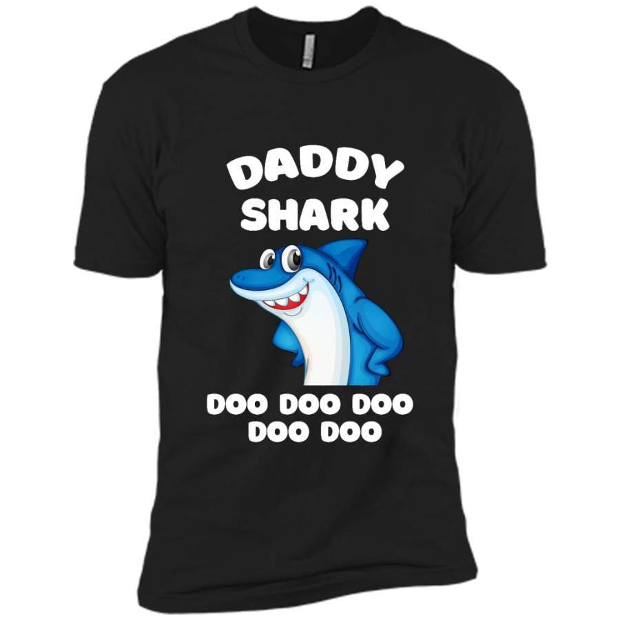 Daddy Shark Doo Doo Doo Doo Doo Doo, Father’s Day Gift – Canvas Unisex USA Shirt