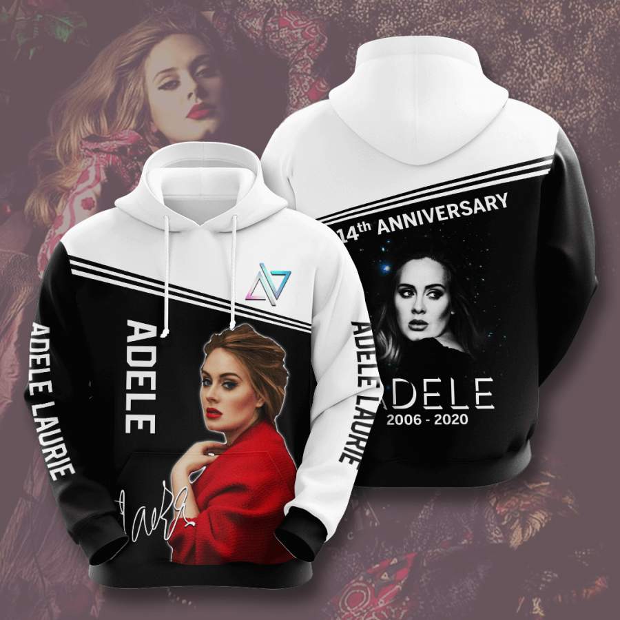 Adele Laurie 14Th Anniversary 2006 – 2020 Hoodie Unisex 3D All Over Print