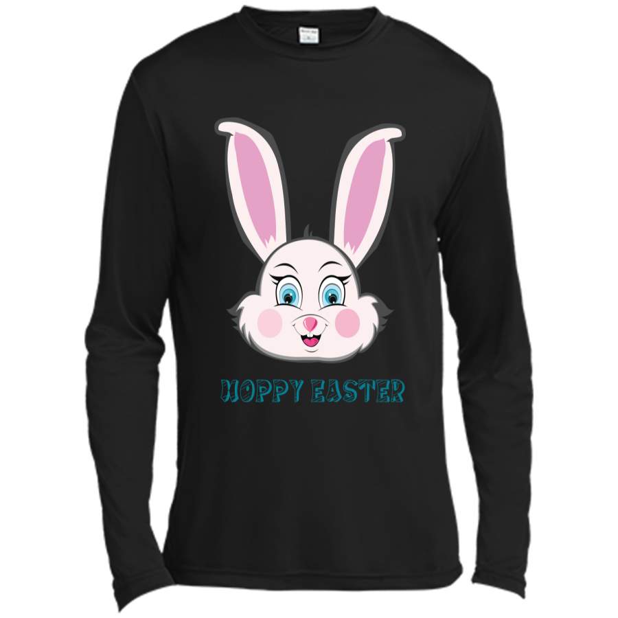 Cute Bunny Easter Day Shirt for Women and Kids Long Sleeve Moisture Absorbing Shirt