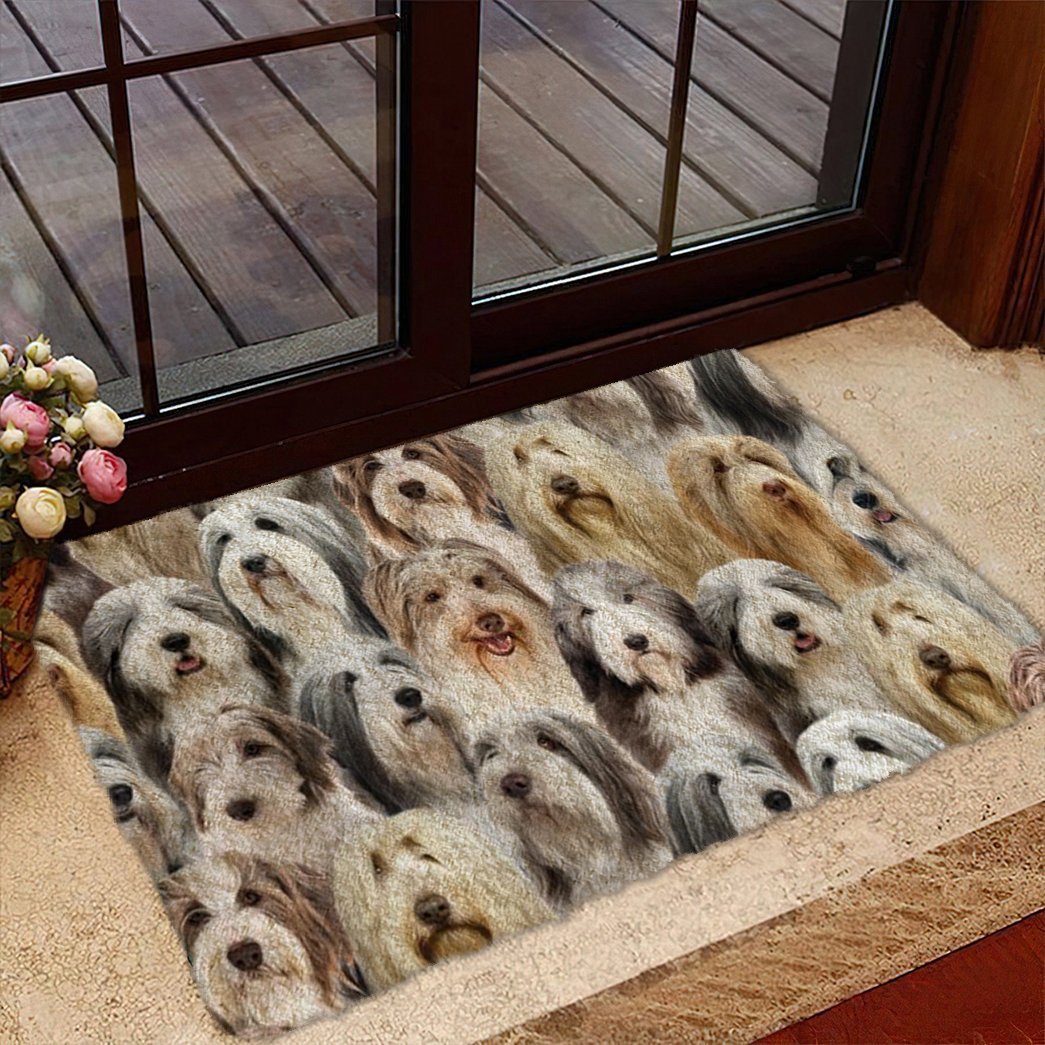 Tmarc Tee A Bunch Of Bearded Collies Doormat