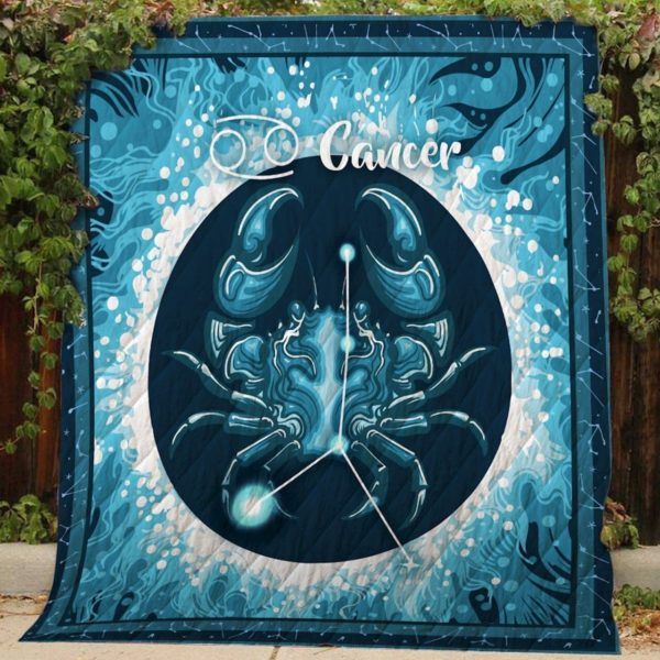 Cancer #Bfeb-2 3D Quilt Blanket HGM21