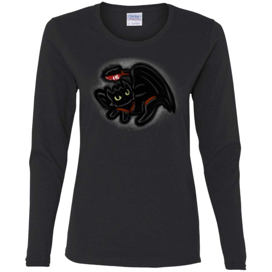 Toothless Simba Women’s Long Sleeve T-Shirt