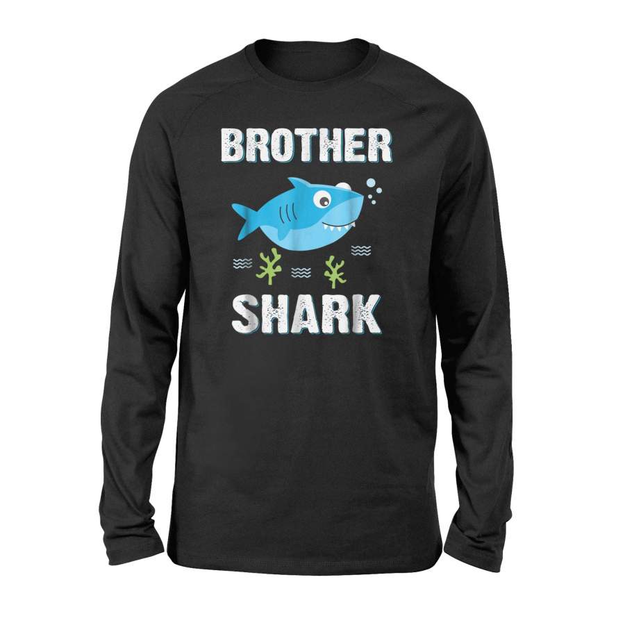 Brother Shark Family Matching Men Boys Jawsome Gifts Long Sleeve T-Shirt