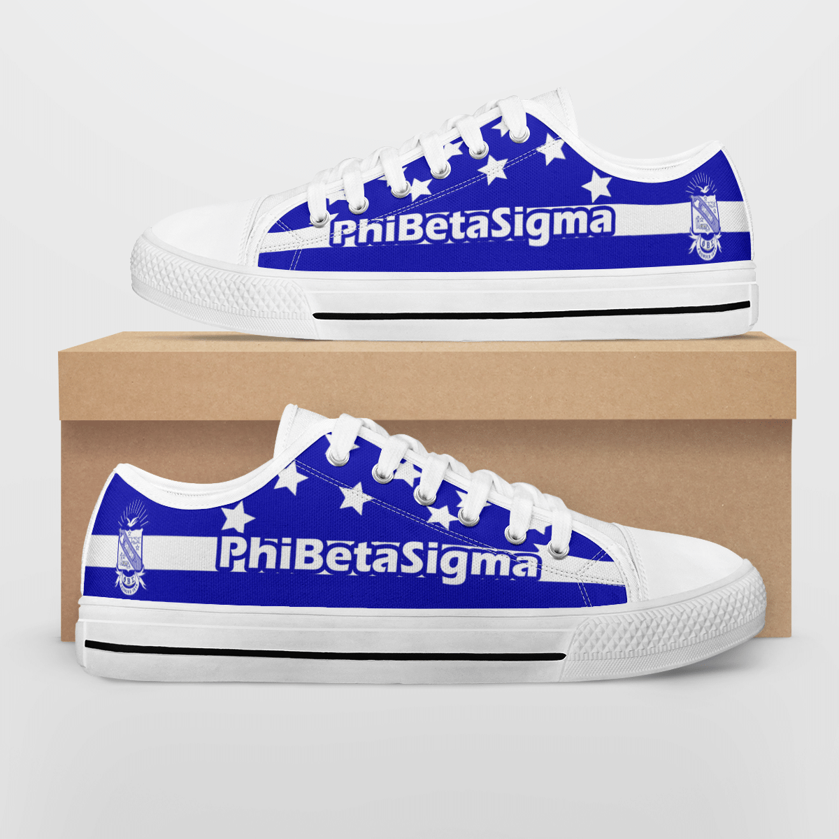 Phi Beta Sigma 1914 Low Top Shoes