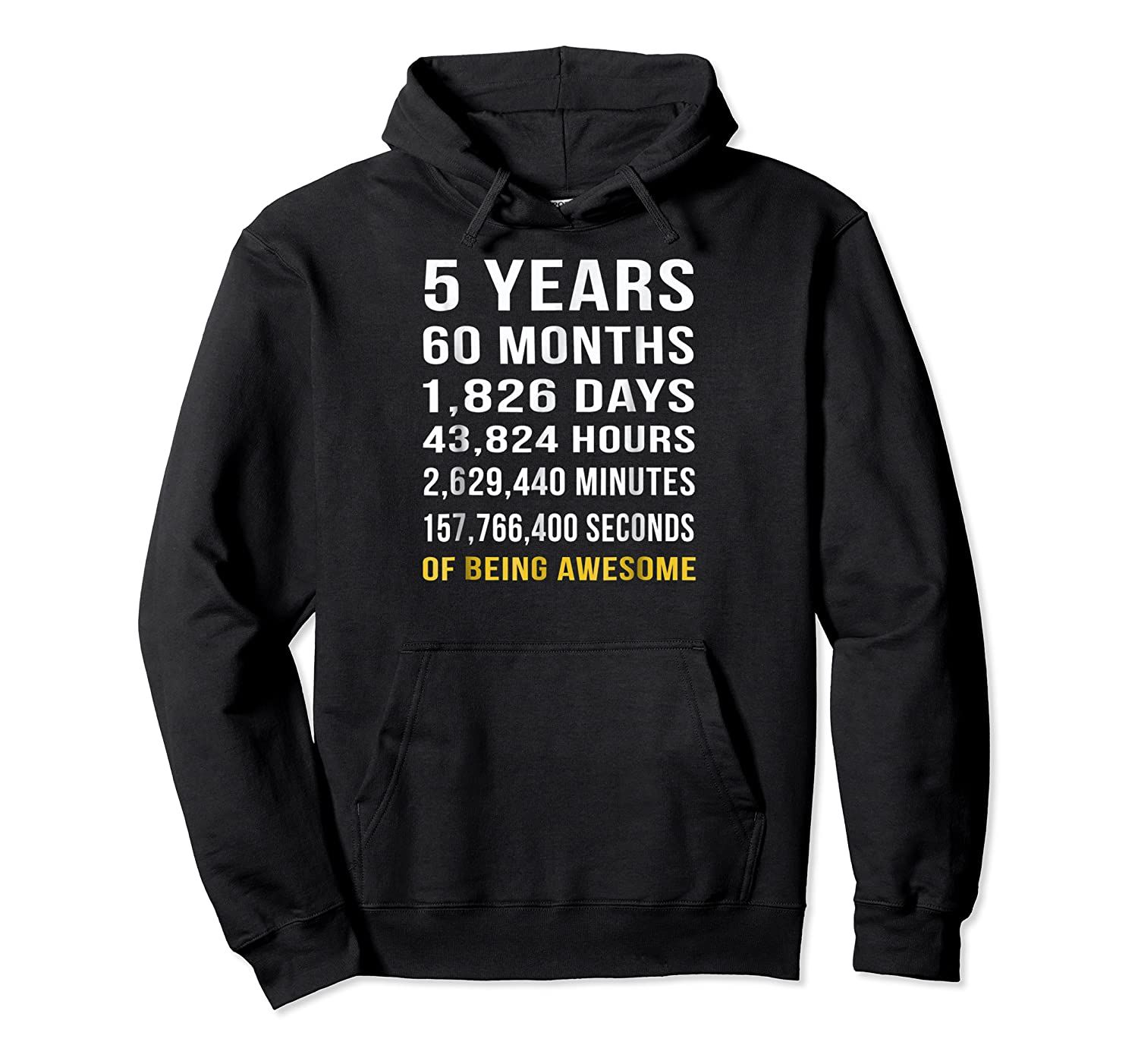 5th Birthday Gift 5 Years Old Being Awesome Tee Pullover Hoodie, T-Shirt, Sweatshirt