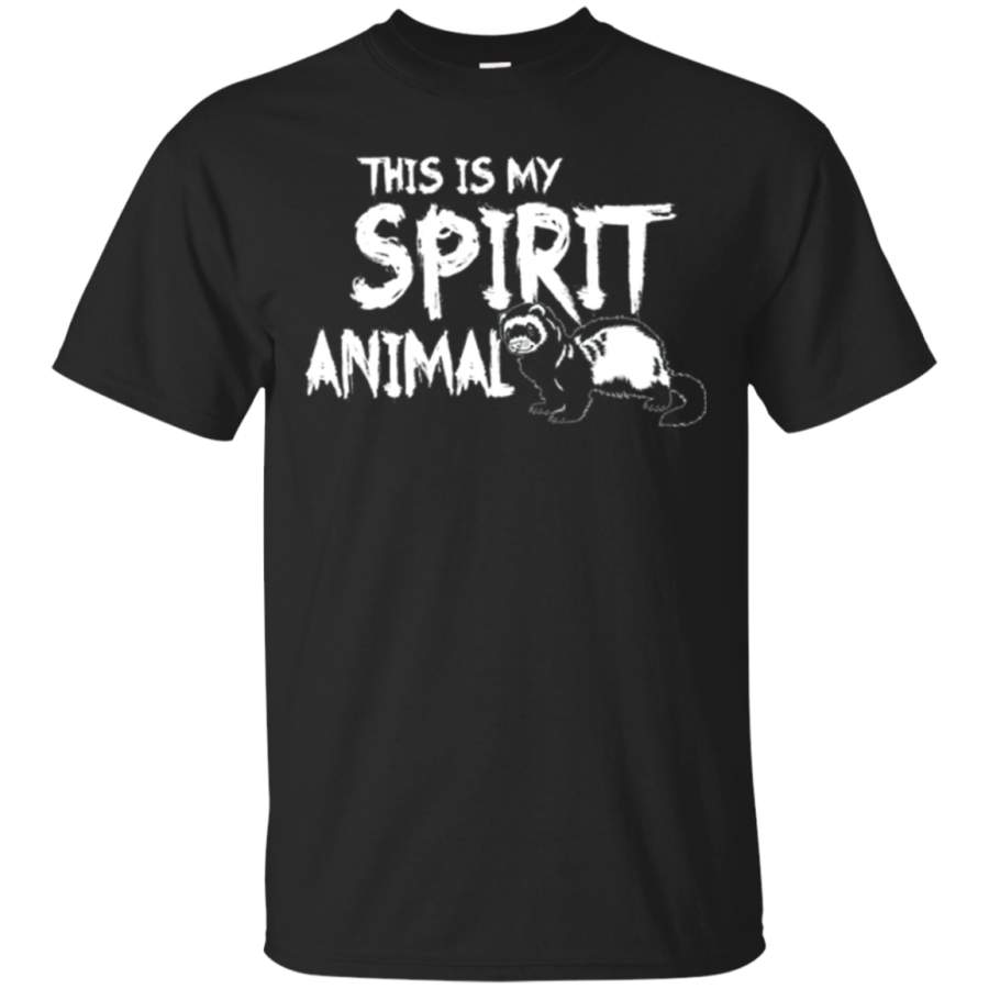 This Is My Spirit Animal Pet Ferret T Shirt Funny Gift