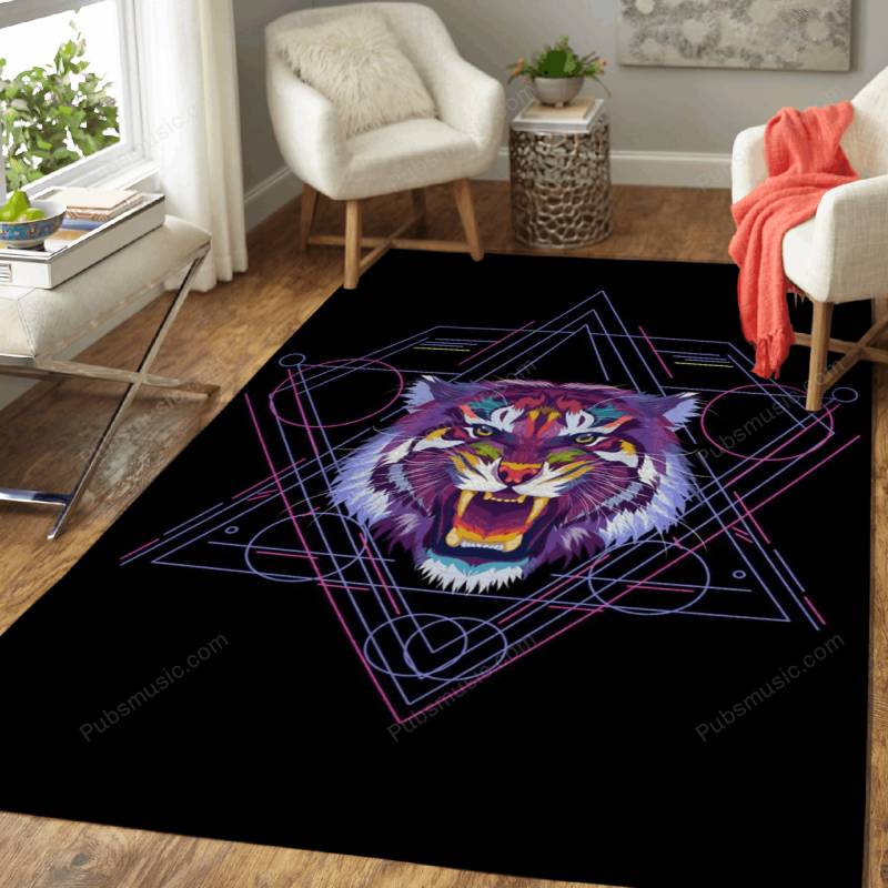 Tiger pop art – Animal Pop Art Rug Mats – Carpet