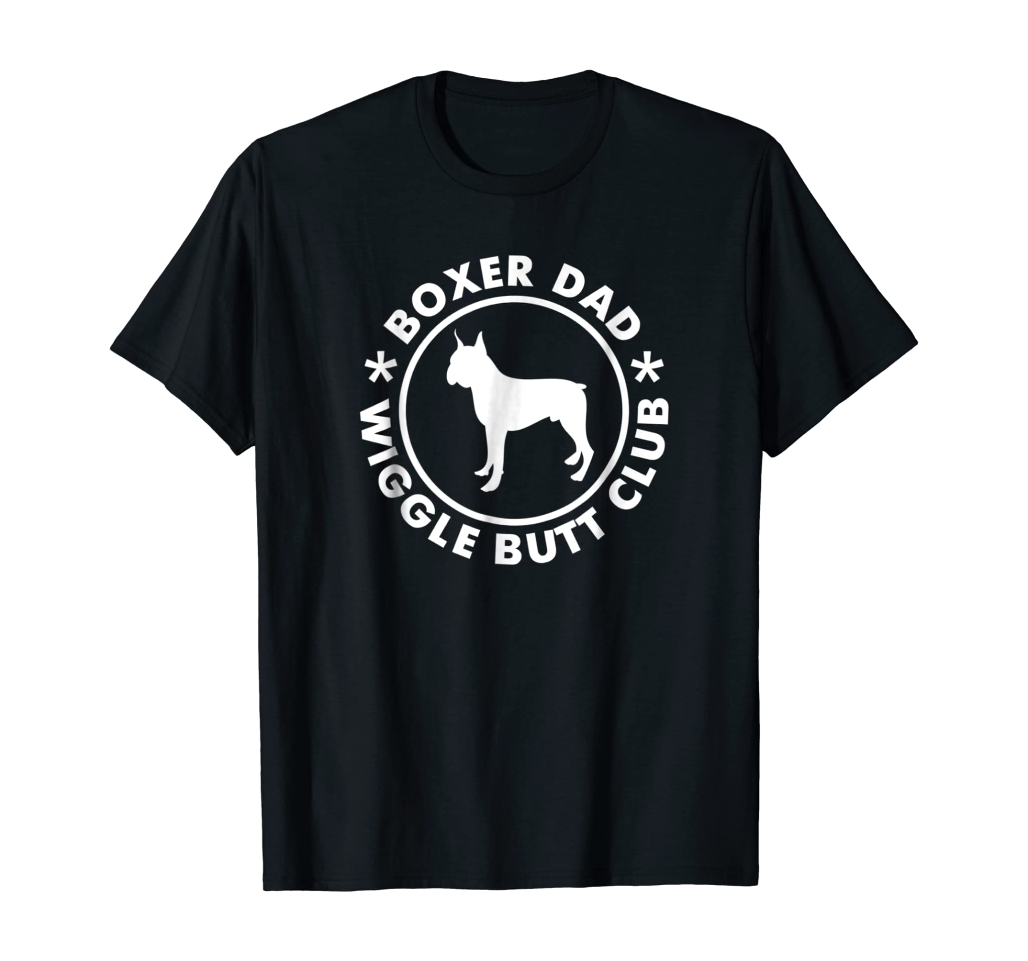 Boxer for Men and Boys Boxer Dog Shirt Wiggle Butt