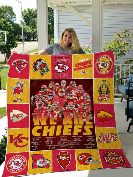 Kansas City Chiefs 3 Quilt Blanket