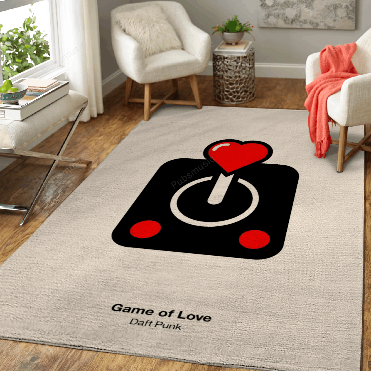 Game of Love – Music Art For Fans Area Rug Carpet