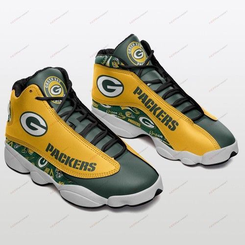 Green Bay Packers Air Jordan 13 Custom Sneakers Plus Size