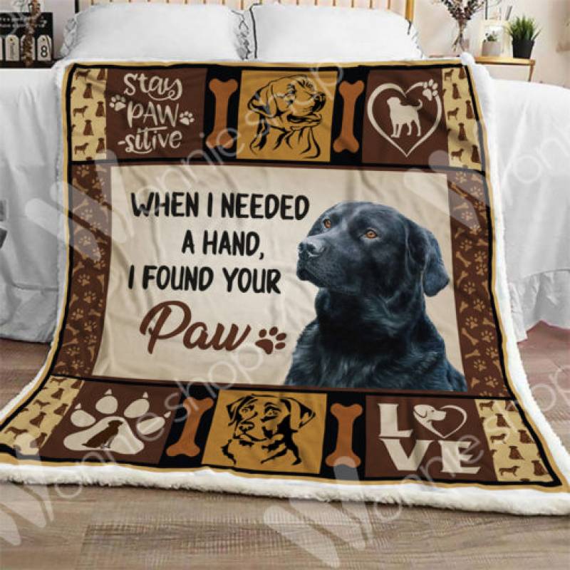 Labrador Retriever Dog Sherpa Blanket NOV14 68O57