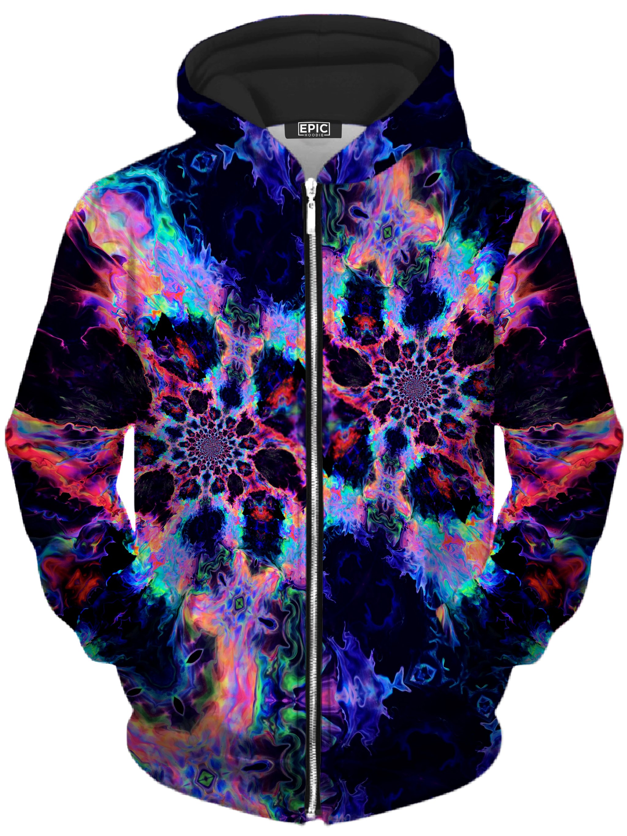 Trip Nebula Unisex Zip-Up Hoodie