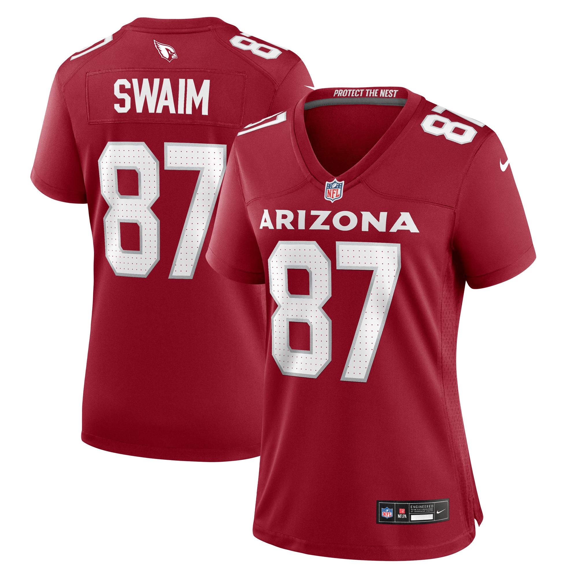 Women’s Arizona Cardinals Geoff Swaim  Cardinal Team Game Jersey