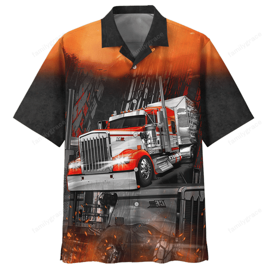 Trucker Hawaiian Shirt Ht210613